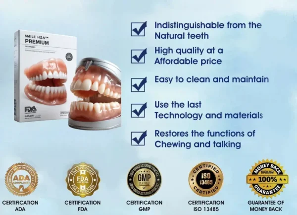 HZA™ --🦷Made in Germany Advanced Customized Full Denture Set